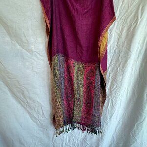 Jewel Tone Jacquard Rectangle Scarf